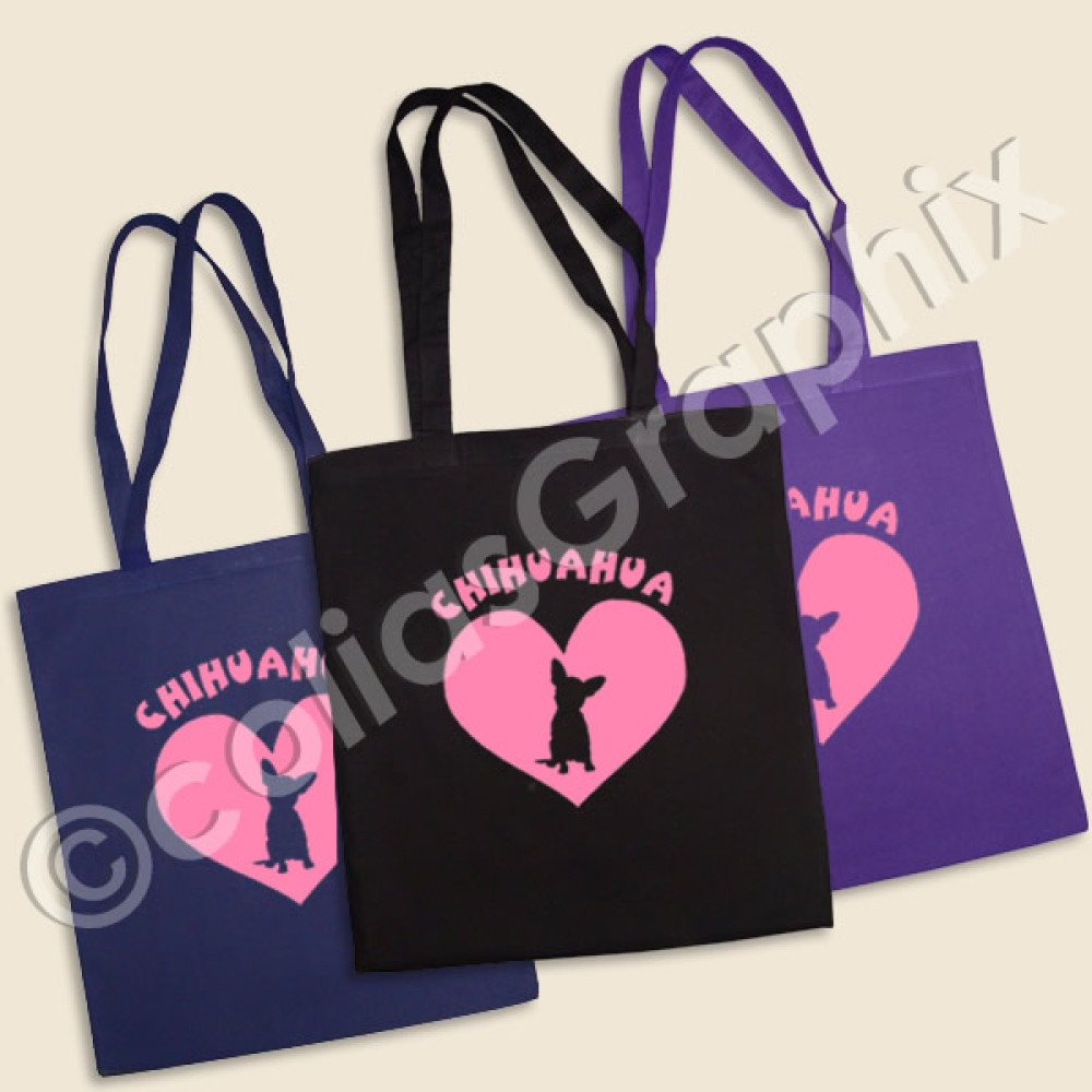 Chihuahua hunde tasche helle farben