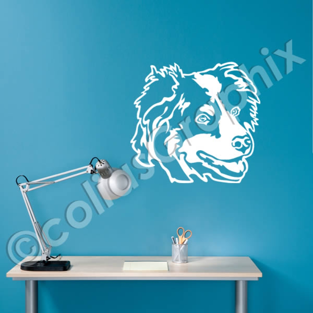 Hunde Wandtattoo Australian Shepherd