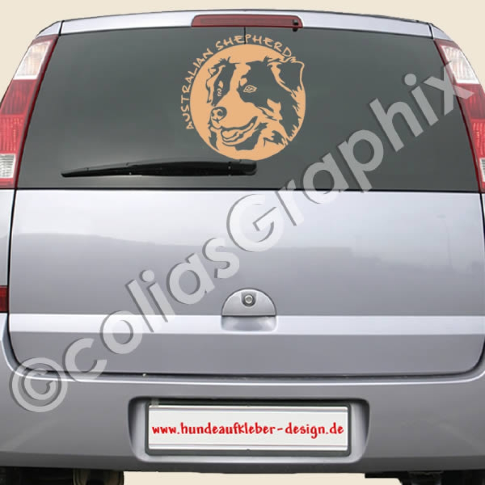 Aussi Shepherd Hundeaufkleber