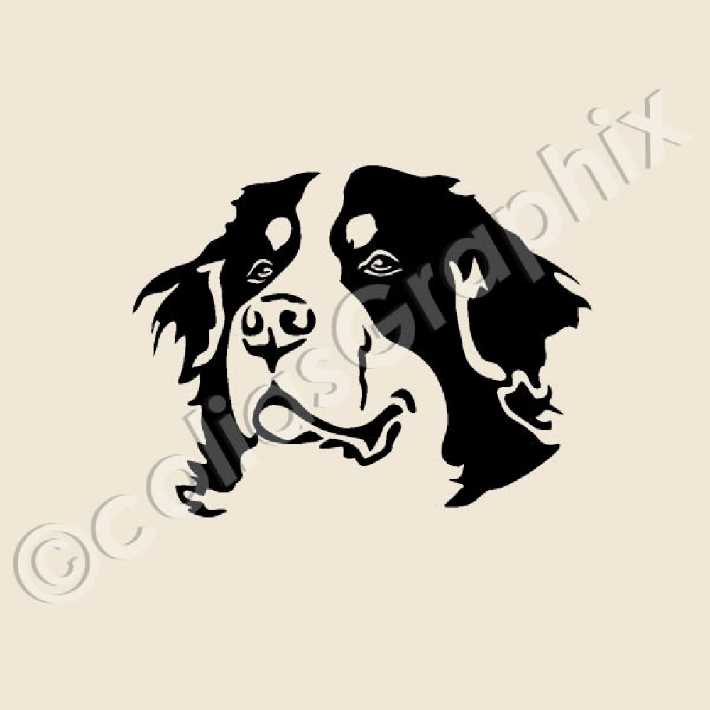 Berner Sennenhund Aufkleber