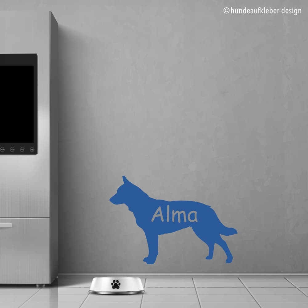 Australian Cattle Dog Hunde Wandtattoo Aufkleber