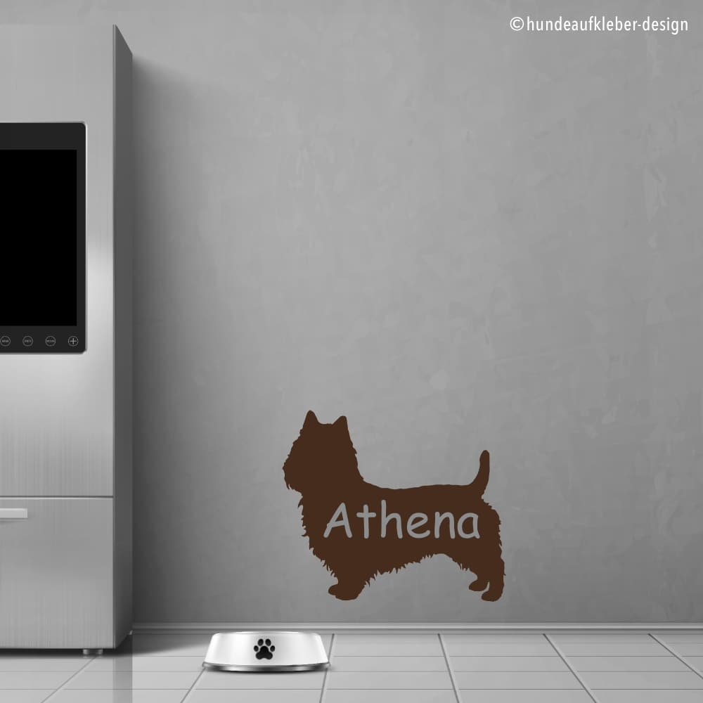 Australian Terrier Hunde Wandtattoo Aufkleber