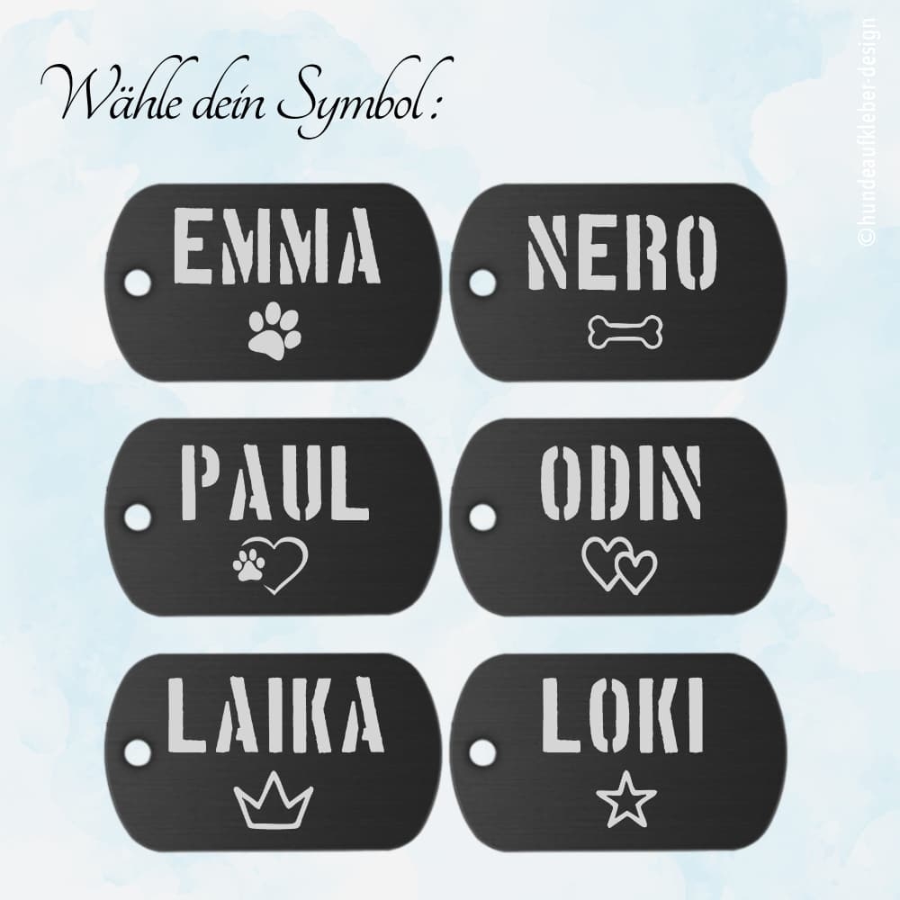 Anhänger Militär Symbolauswahl