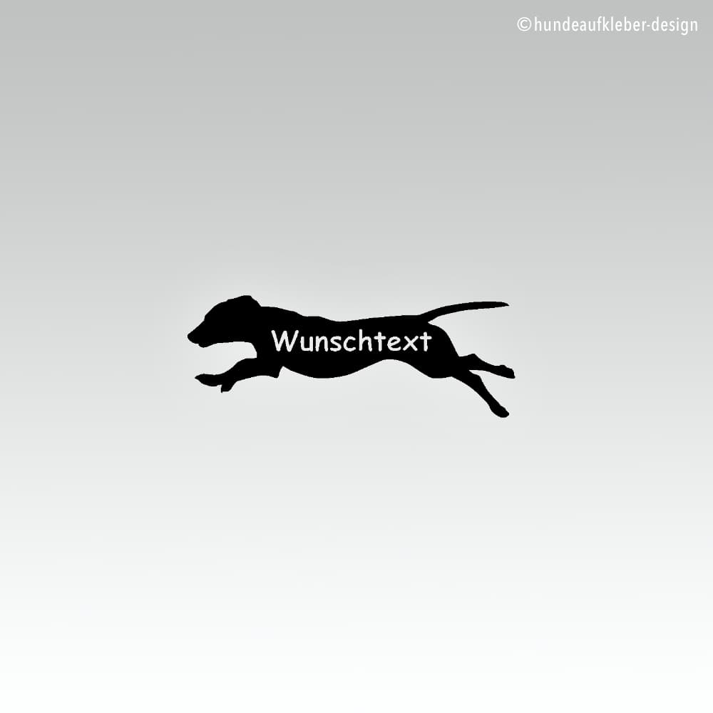 Bayerischer Gebirgsschweißhund Hundeaufkleber mit Wunschtext