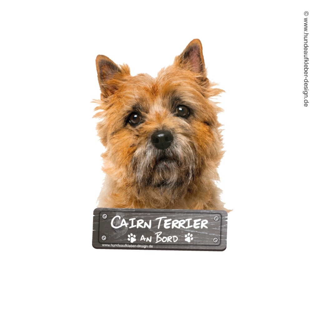Cairn Terrier an Bord Hundeaufkleber