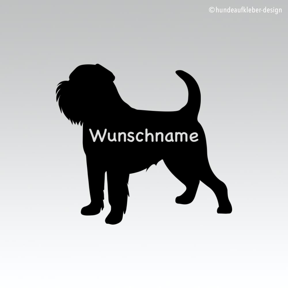 Griffon Bruxellois Hundeaufkleber Tibetdogge
