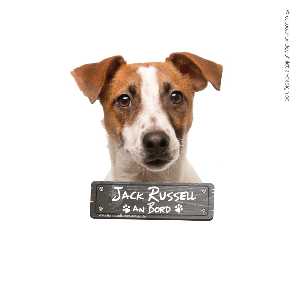 Jack Russell an Bord Hundeaufkleber
