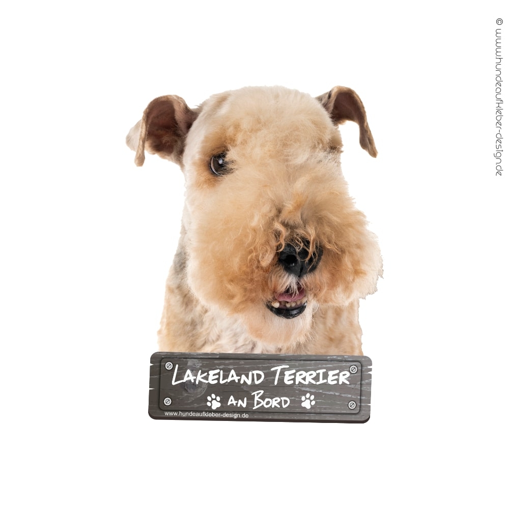 Lakeland Terrier an Bord Hundeaufkleber