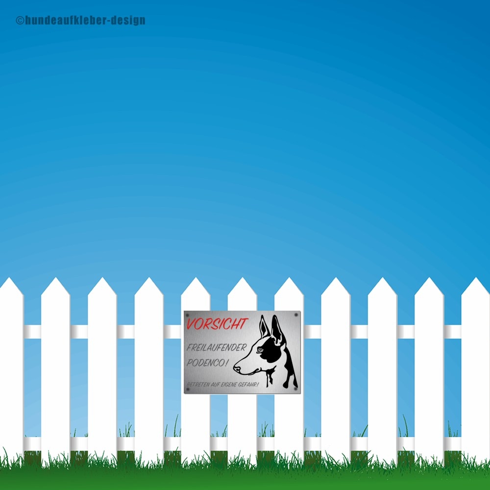 Podenco Hundeschilder online kaufen