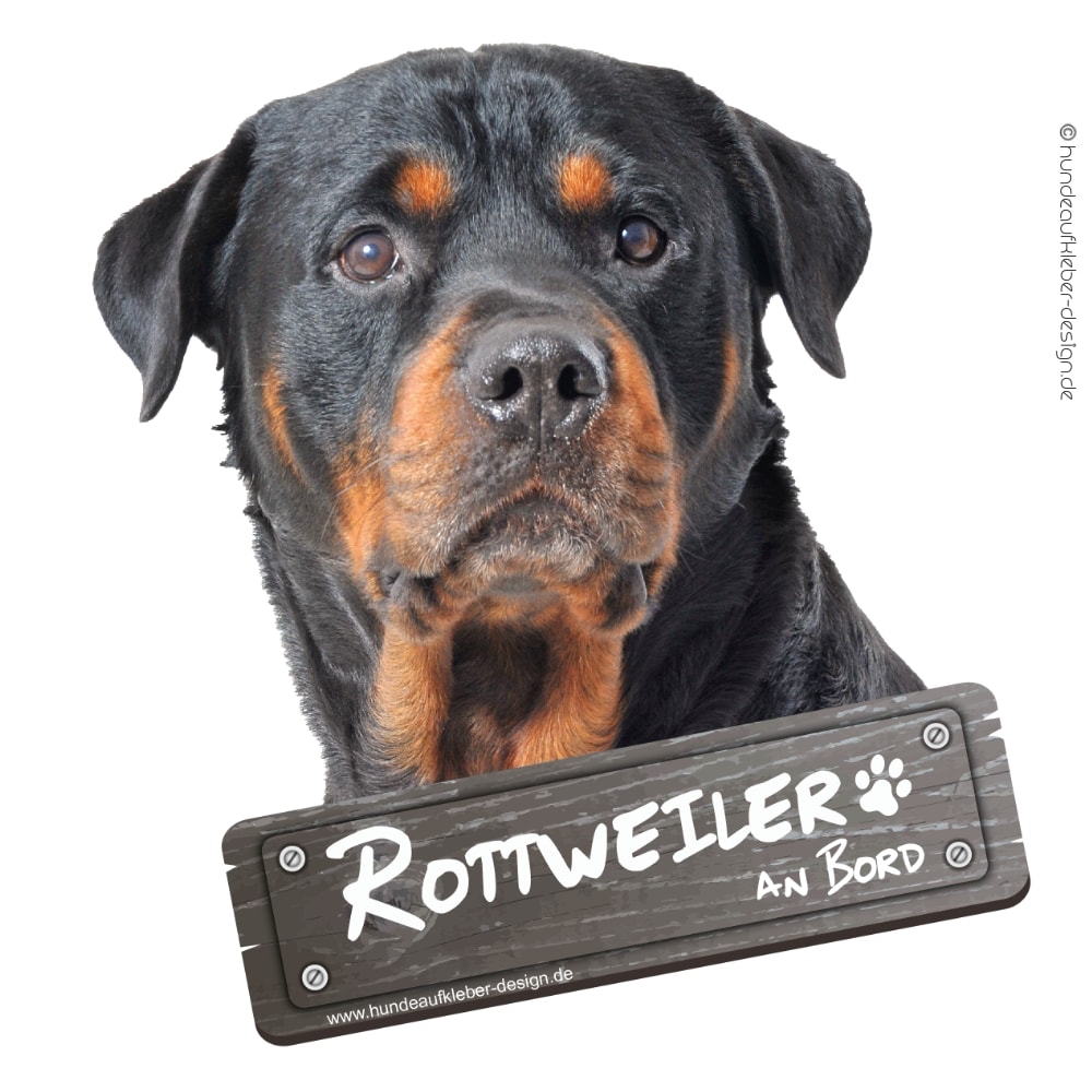 Rottweiler an Bord Aufkleber