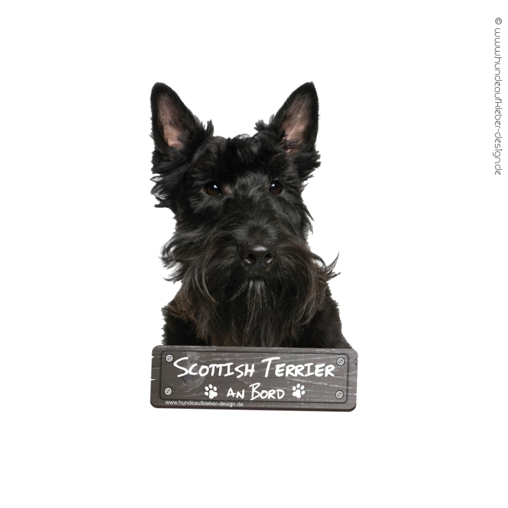 Scottish Terrier an Bord Hundeaufkleber