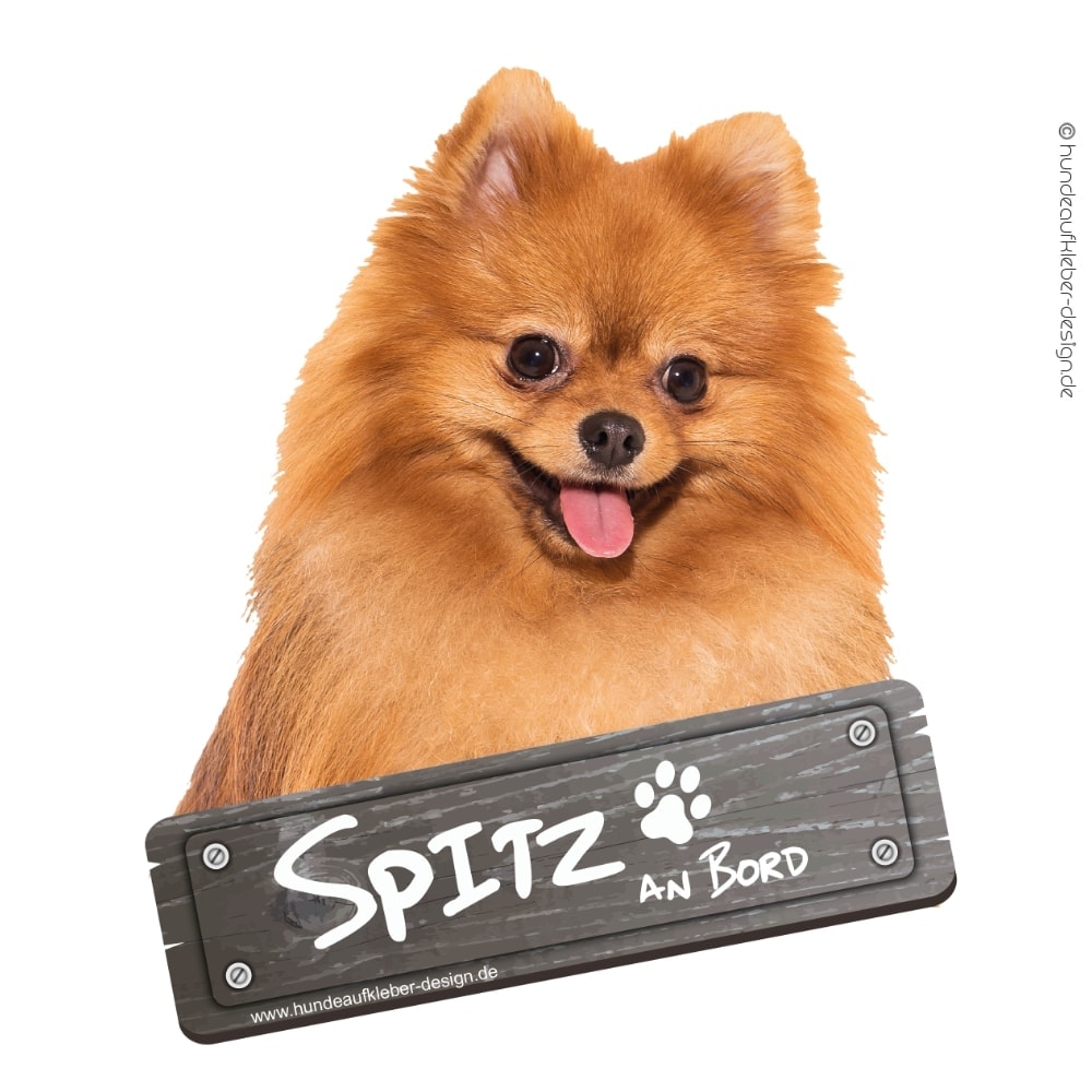 Spitz an Bord Aufkleber