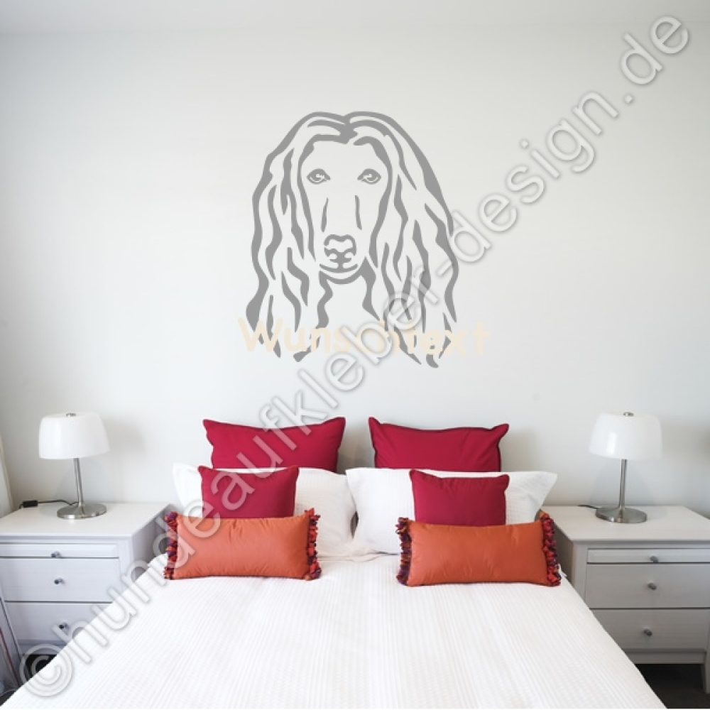 Hunde Wandtattoo Afghane