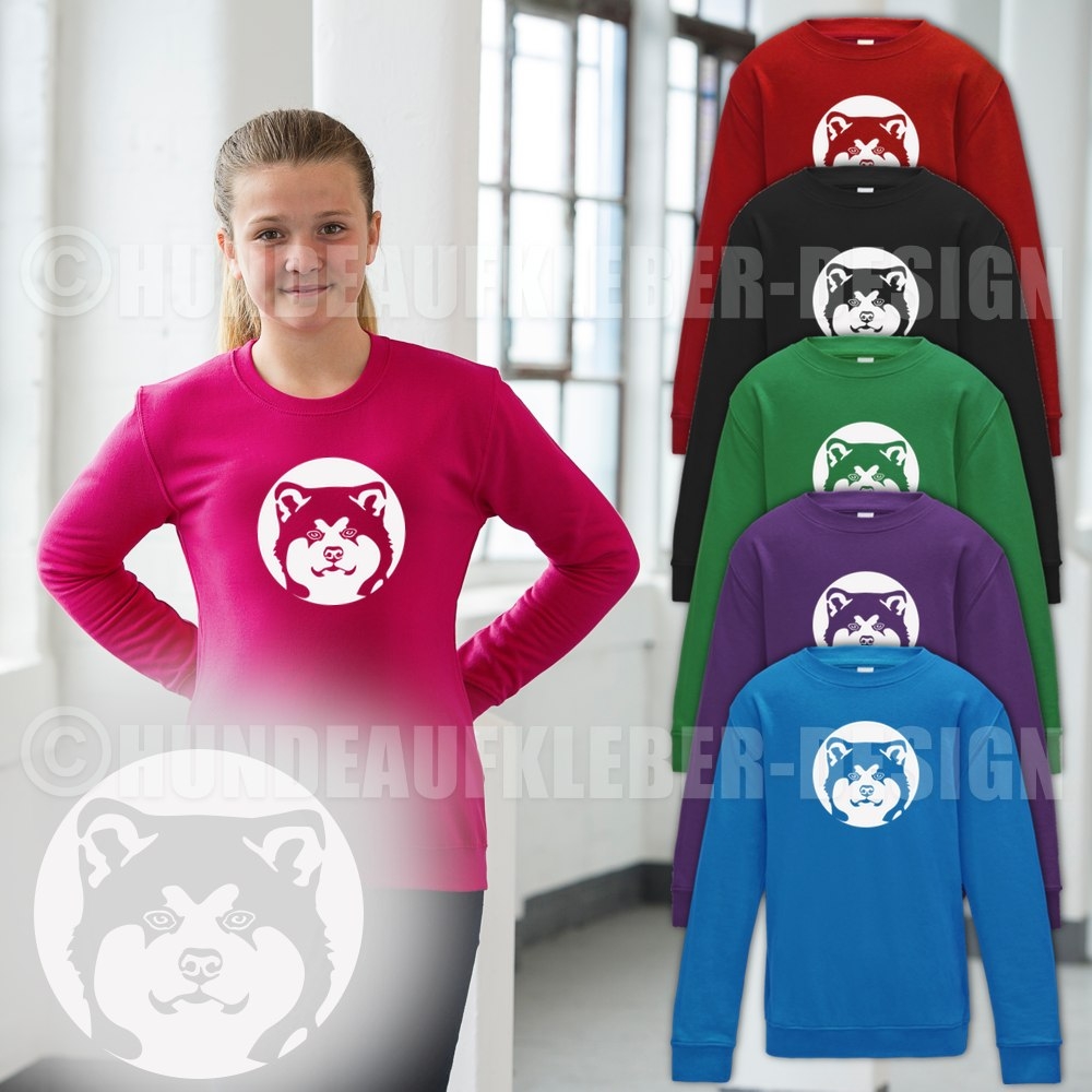 Kinder Pullover Akita Hundemotiv