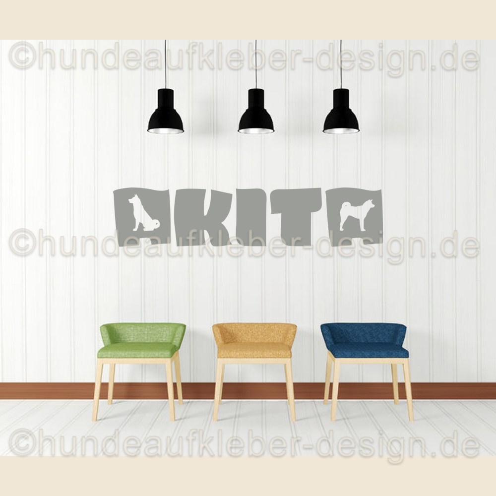 Hundeaufkleber Akita kaufen