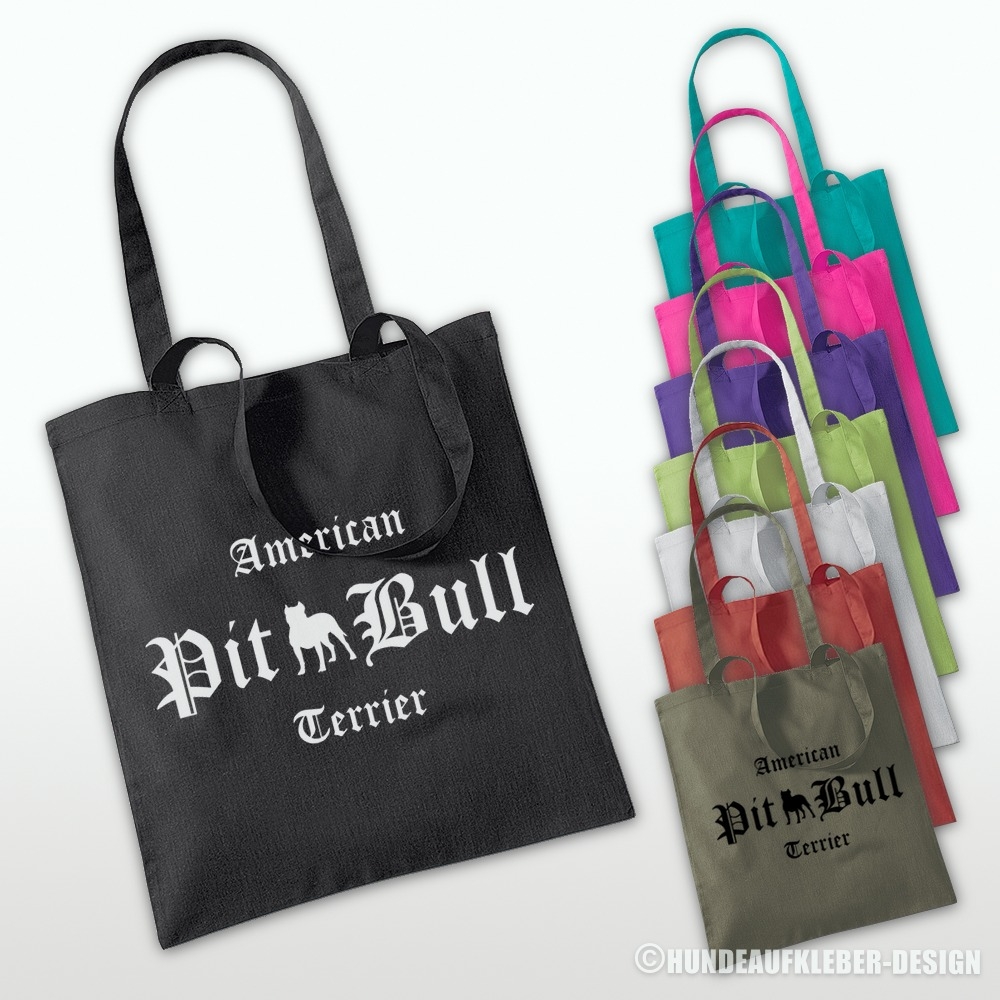 American Pit Bull Terrier Stoffbeutel