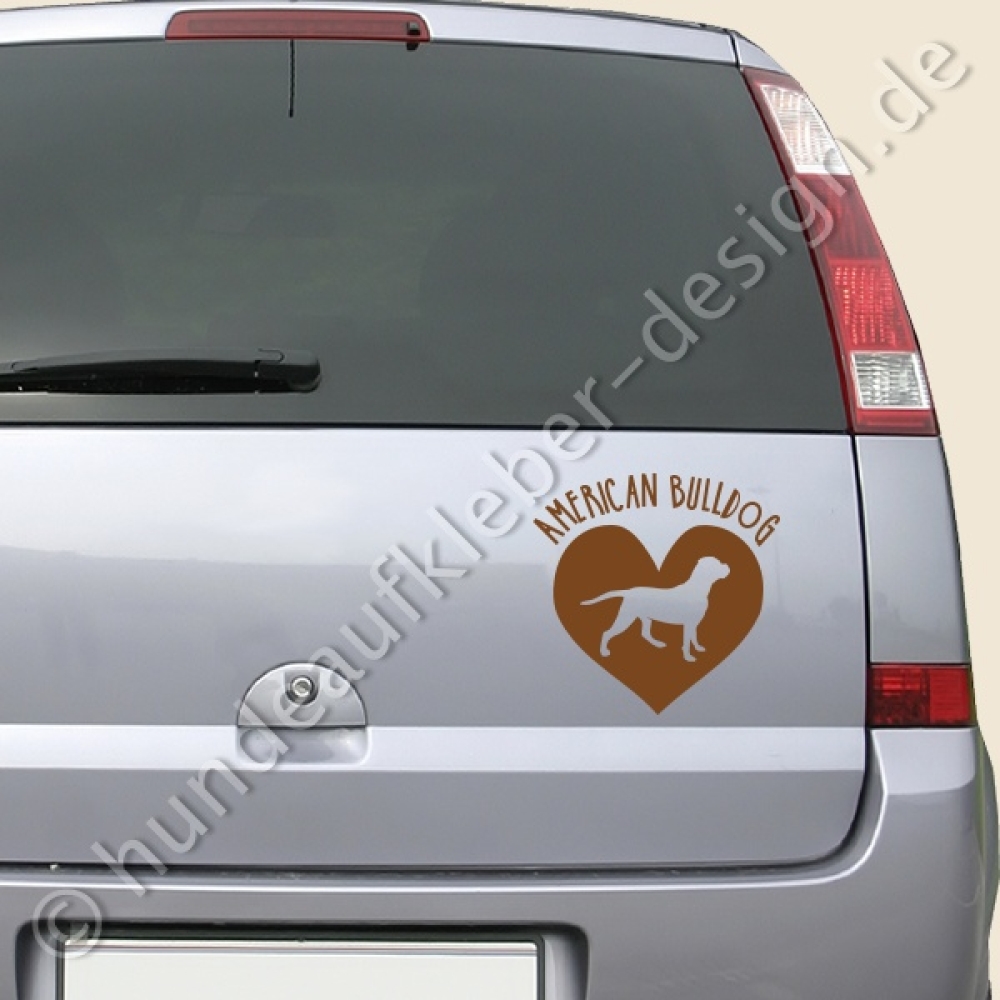 Hunde Wandtattoo American Bulldog