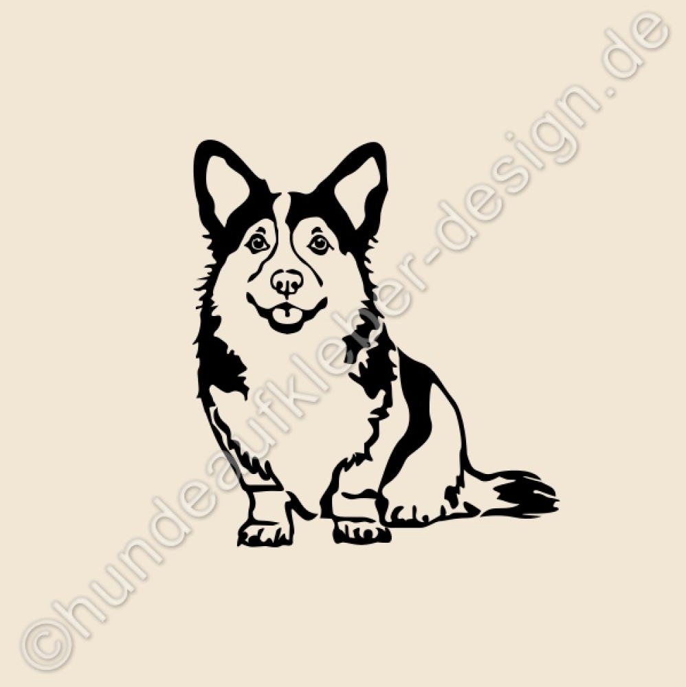 Welsh Corgi Aufkleber
