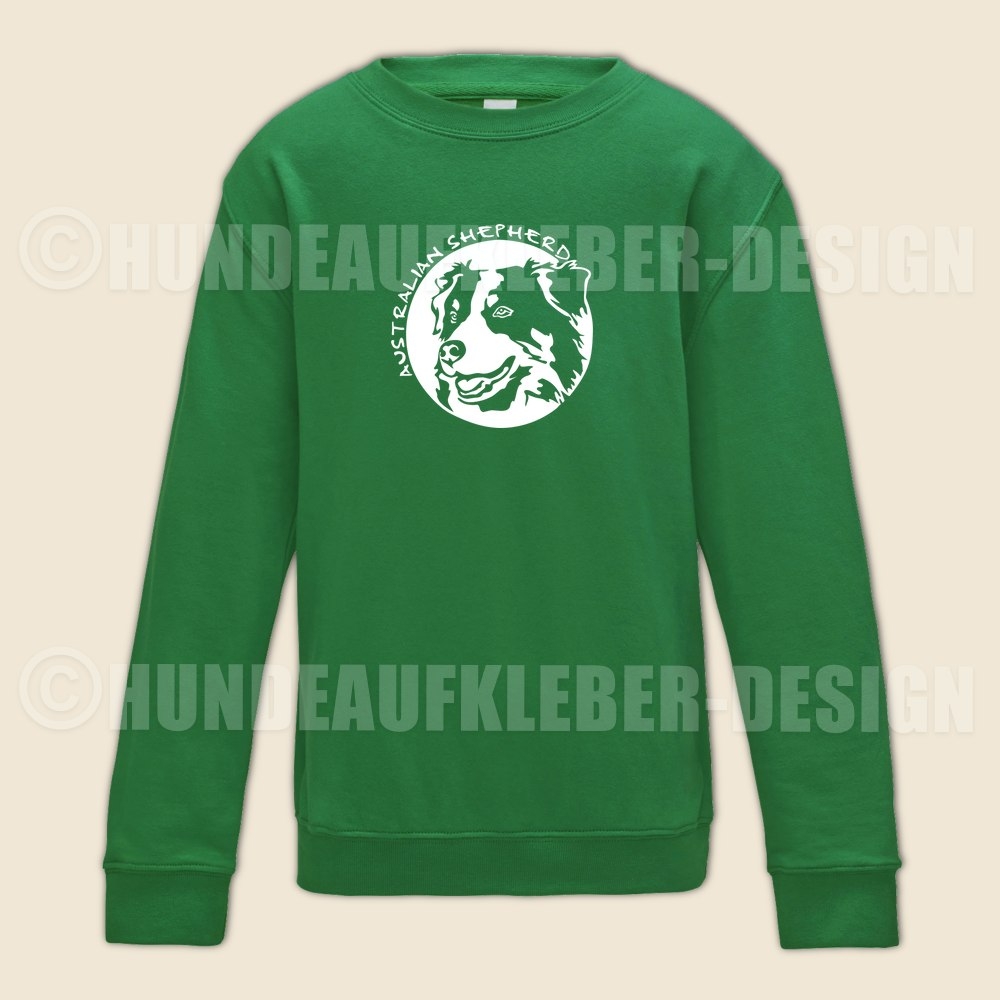 Kinder Shirts mit Hund Australian Shepherd