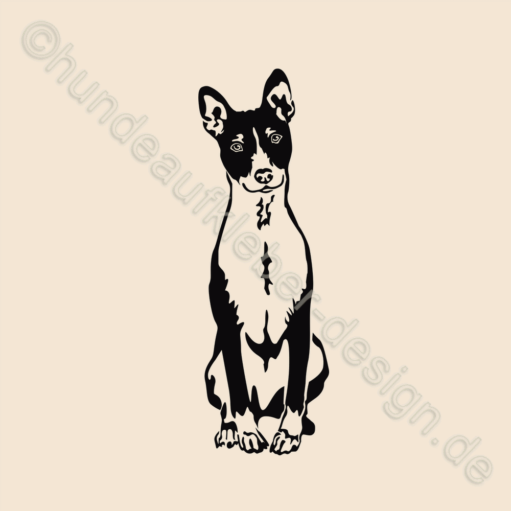 Basenji Aufkleber Shop