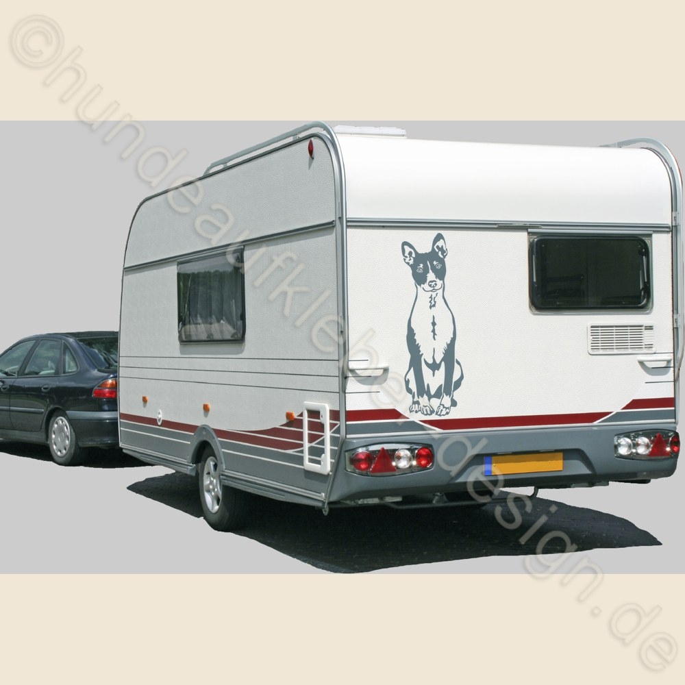 Hunderassen Autoaufkleber Basenji