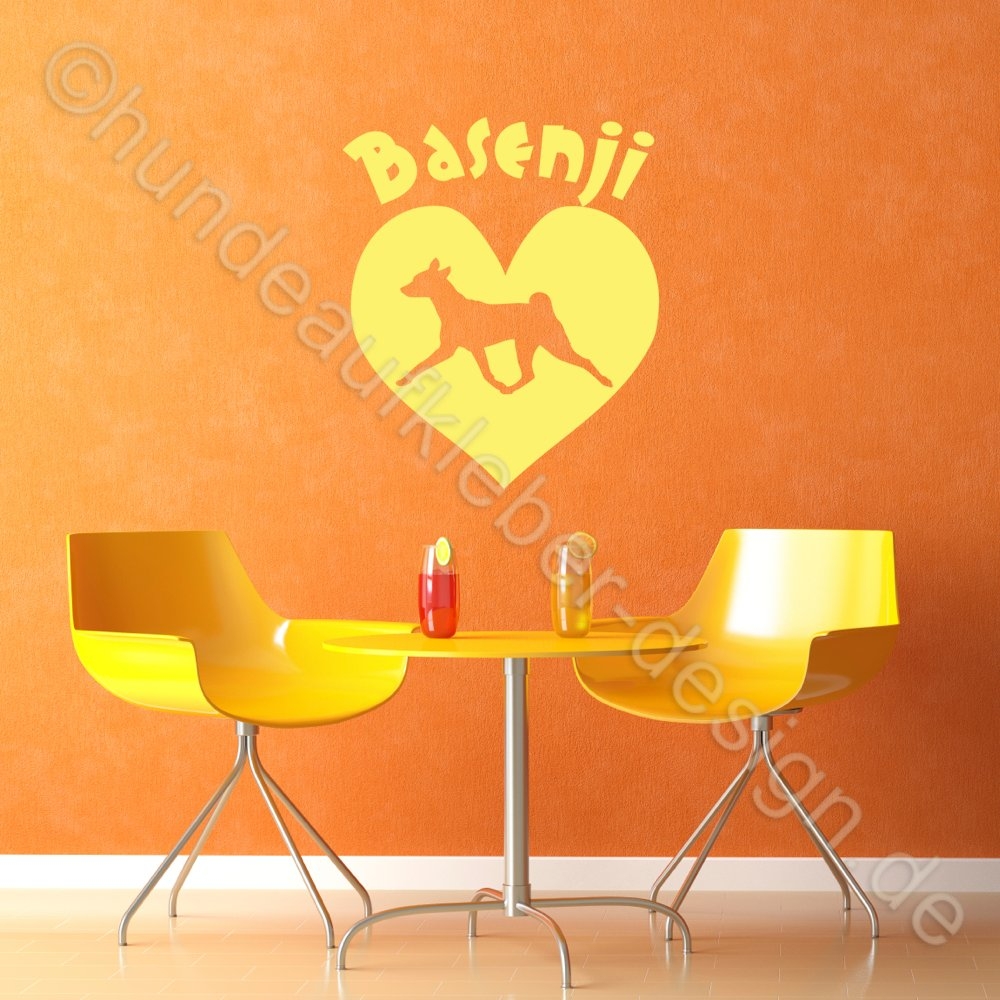Hunde Wandtattoo Shop Basenji