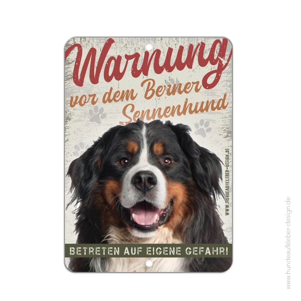 Berner Sennenhund Schild A5