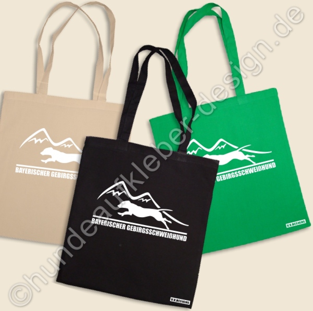 Taschen mit Schweisshunde Aufdruck