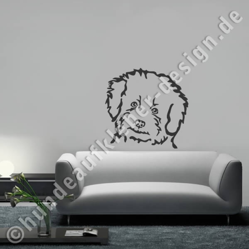 Hunde Wandtattoo Bichon Frise