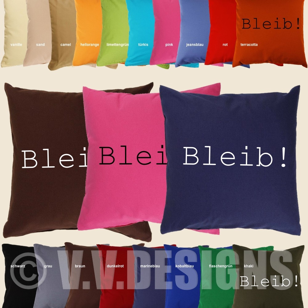 Hundekissen Deko Bleib