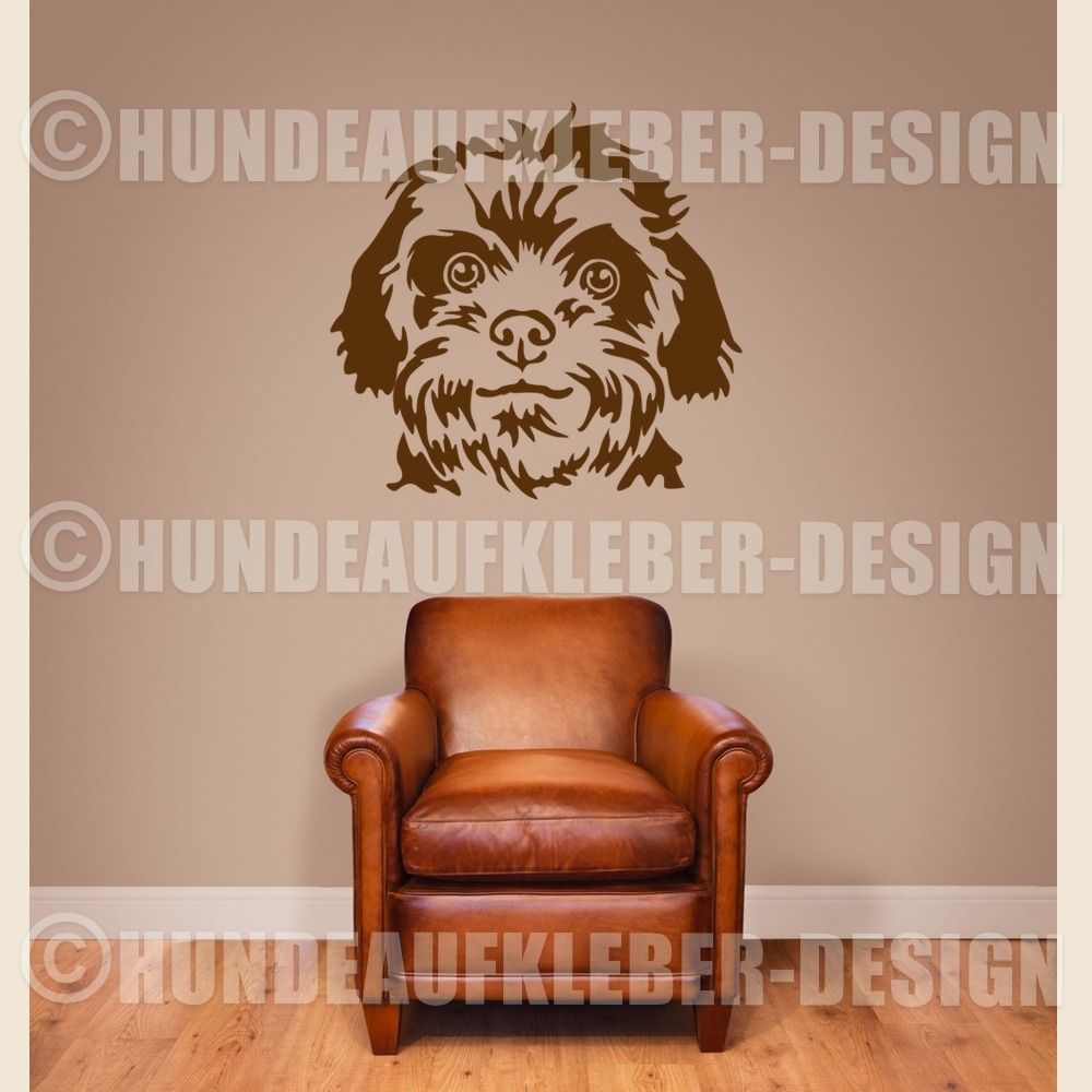 Hunde Wandtattoo Bolonka Zwetna