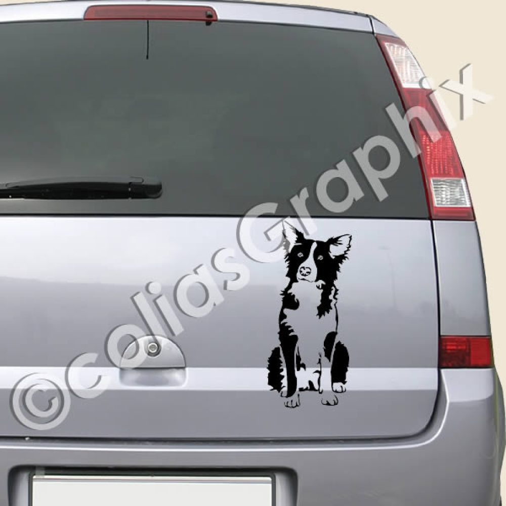 Hundeaufkleber Shop, Border Collie Wandtattoo