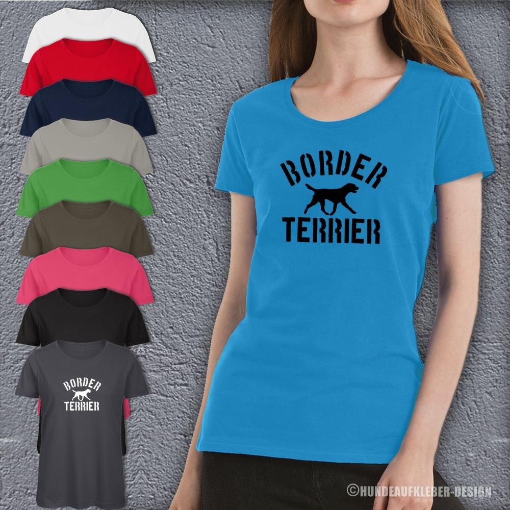 Border Terrier T-Shirt Frauen