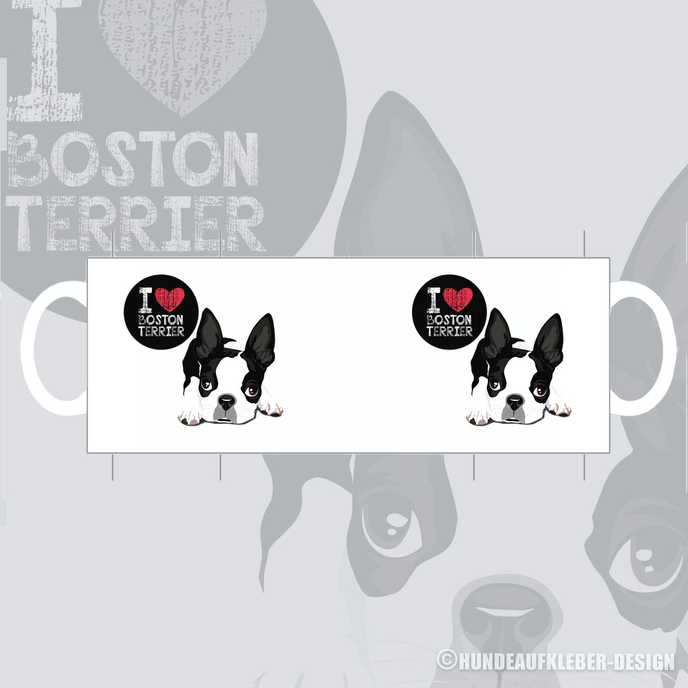 Boston Terrier Hundetasse Geschenkidee