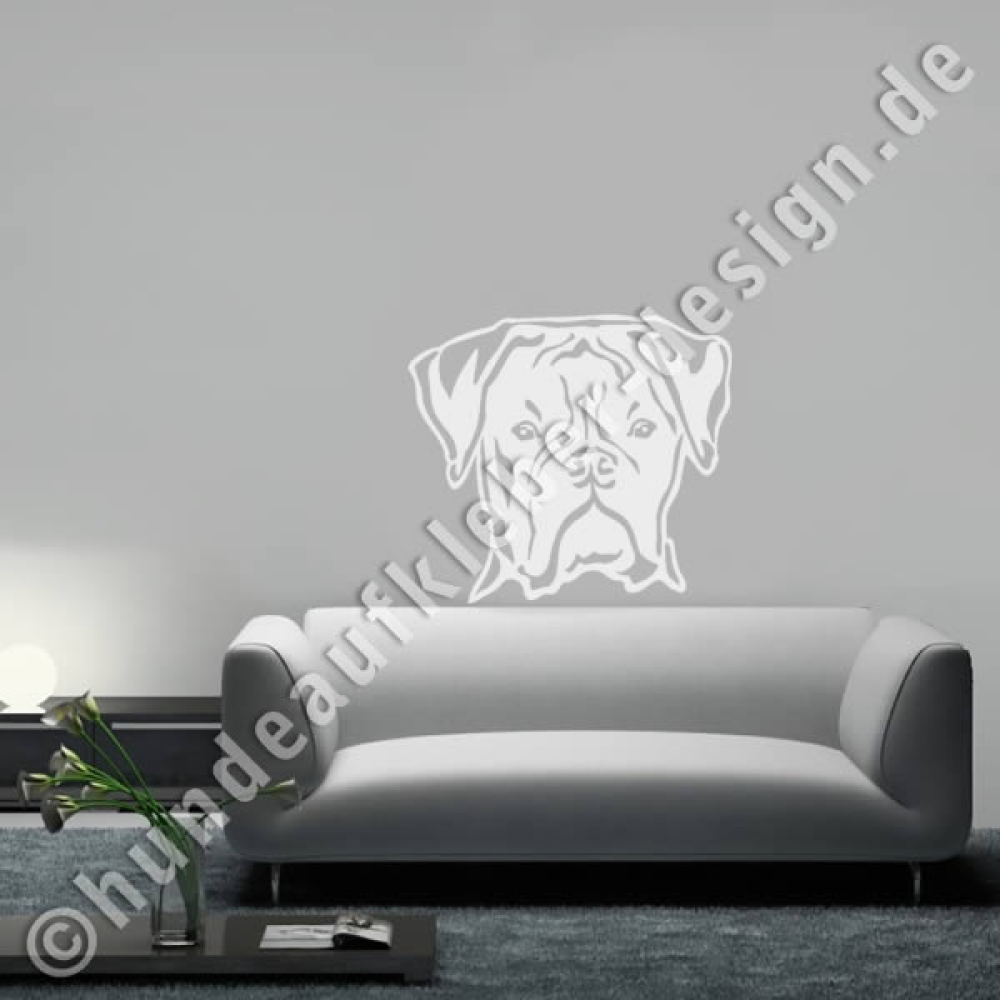 Boxer Wandaufkleber