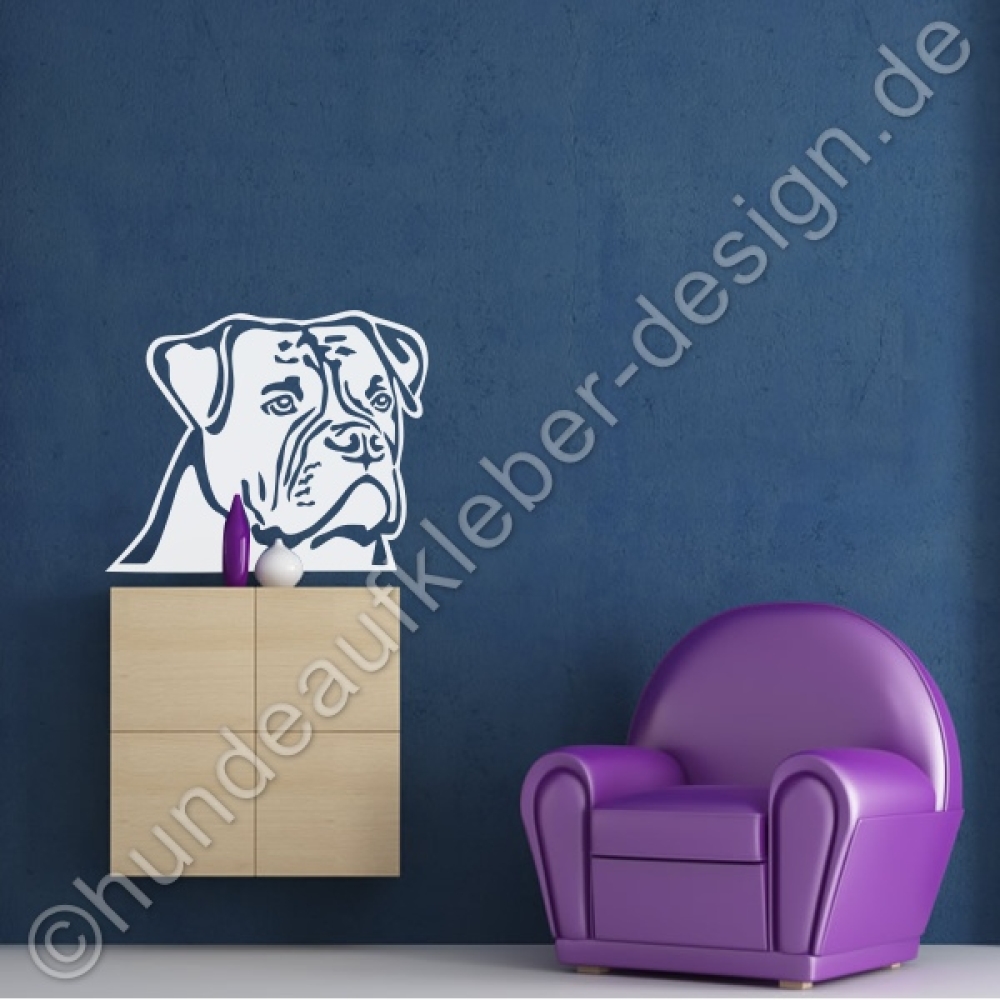 Hundeaufkleber Old English Bulldog Wandtattoos