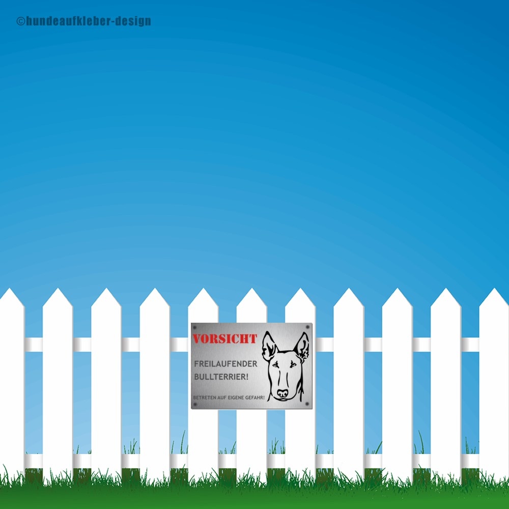 Bullterrier Hundeschilder online