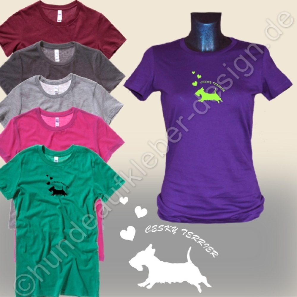 Cesky Terrier Frauen T-Shirts