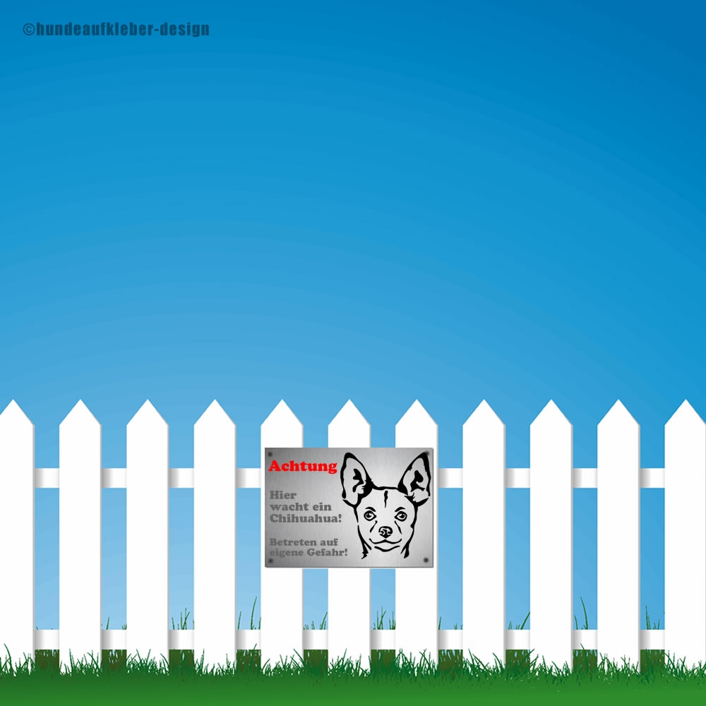 Hunderassen Schilder Chihuahua
