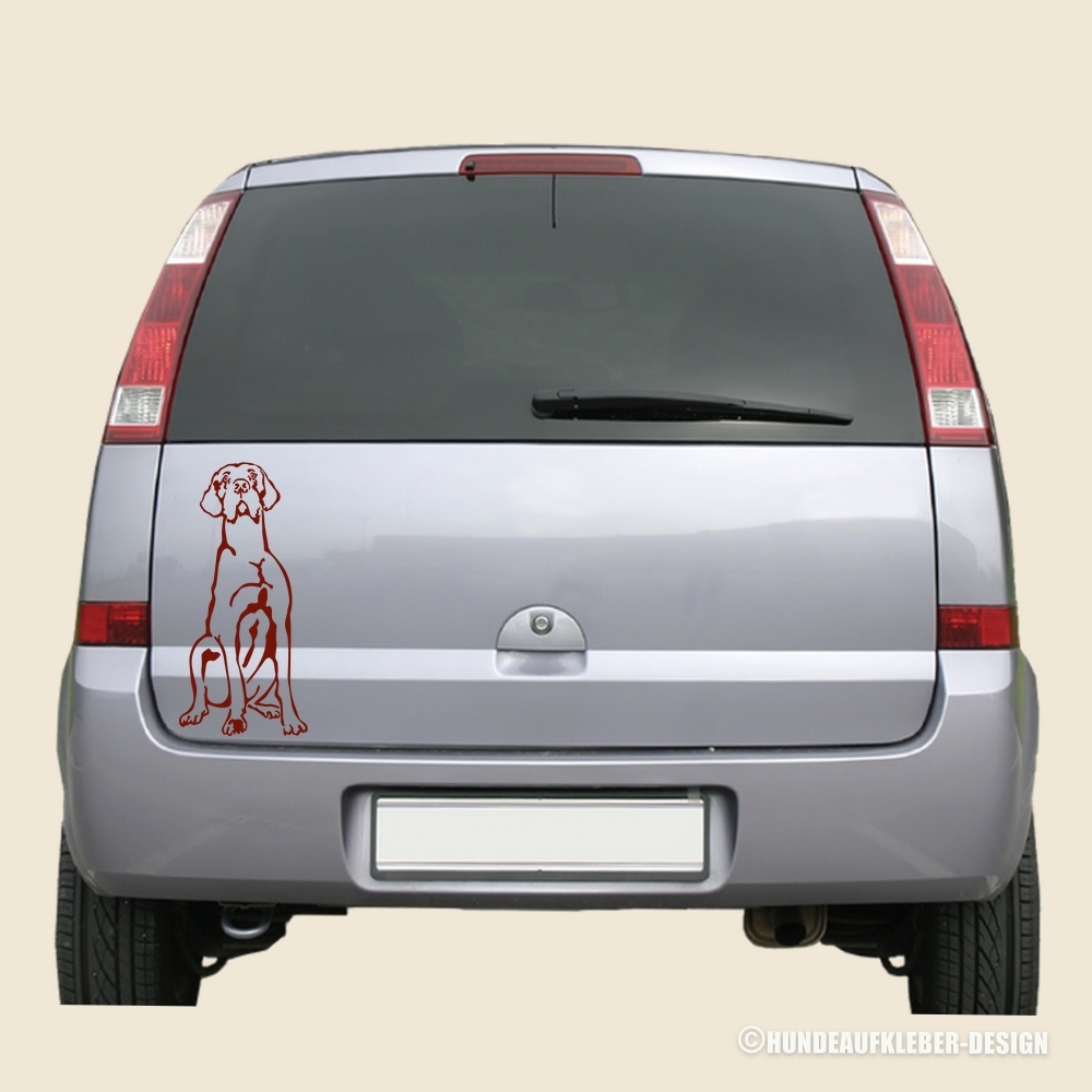 Deutsche Dogge Autoaufkleber