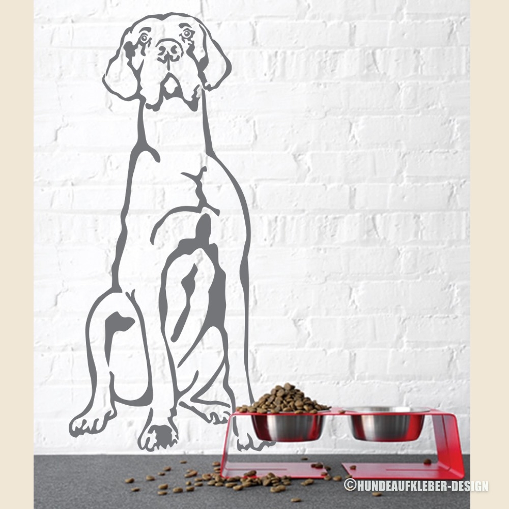 Deutsche Dogge Wandtattoo