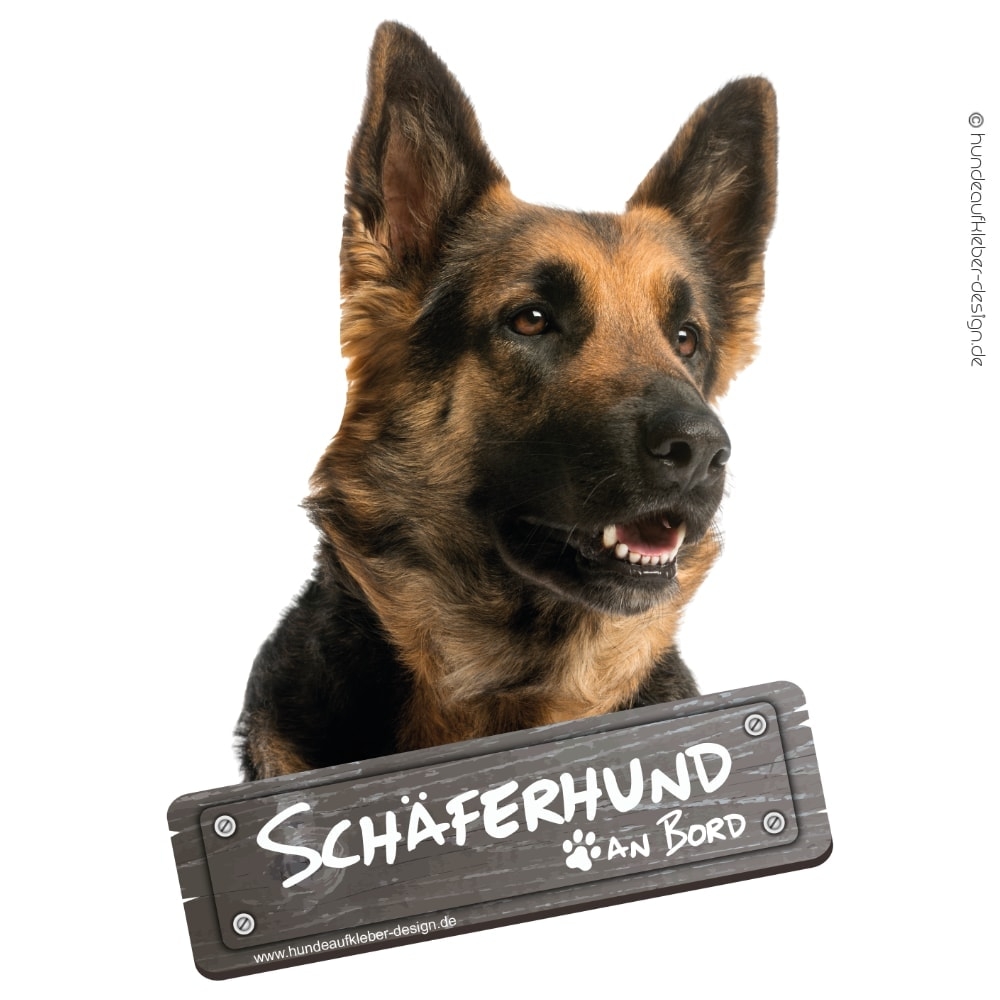Deutscher Schäferhund an Bord Aufkleber