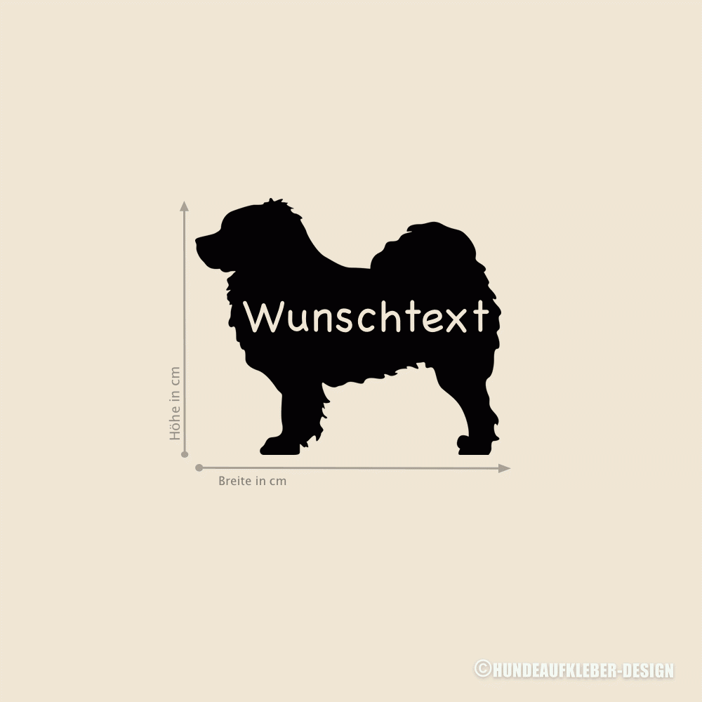 Do Khyi Hundeaufkleber Tibetdogge