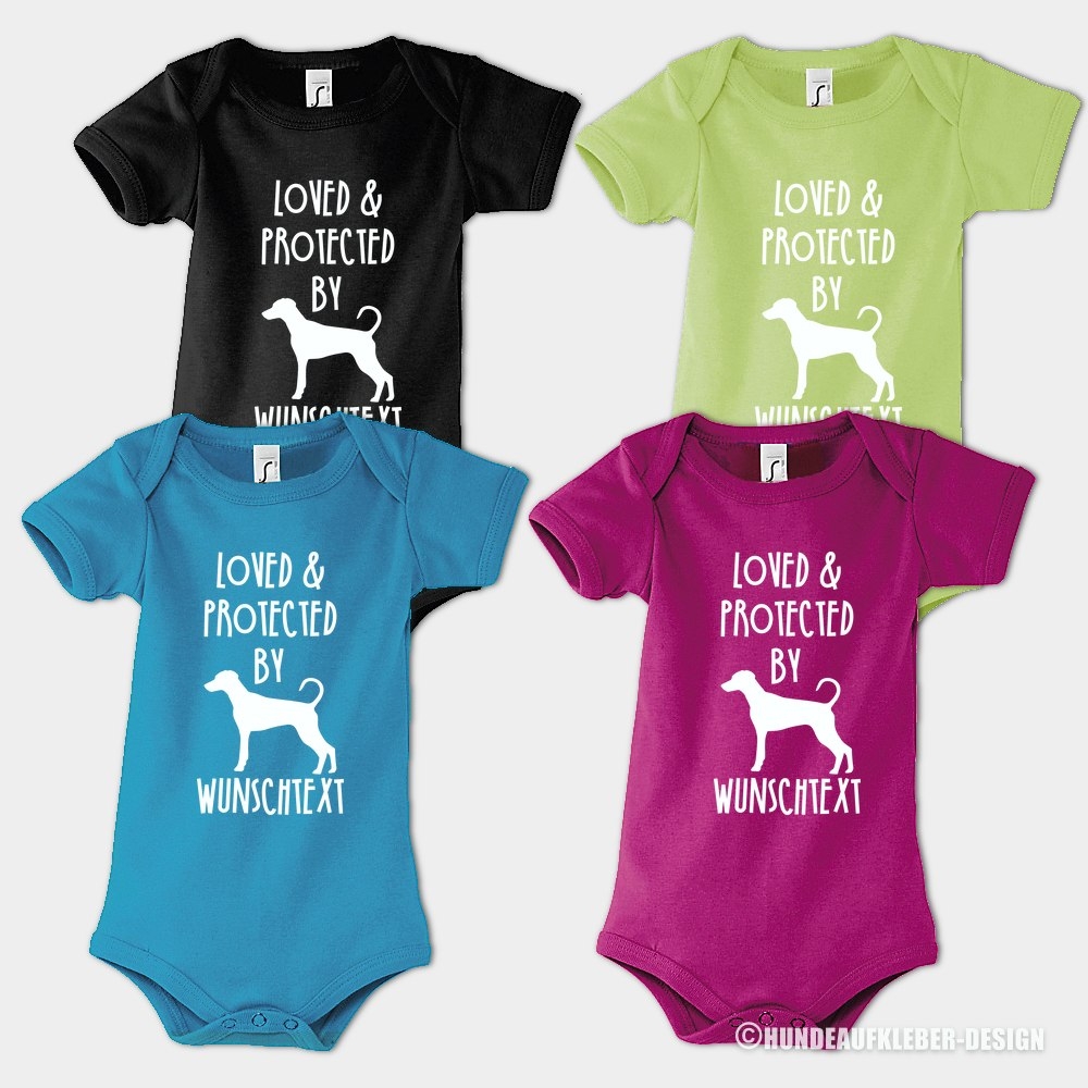 Dobermann Baby Strampelanzug Hund
