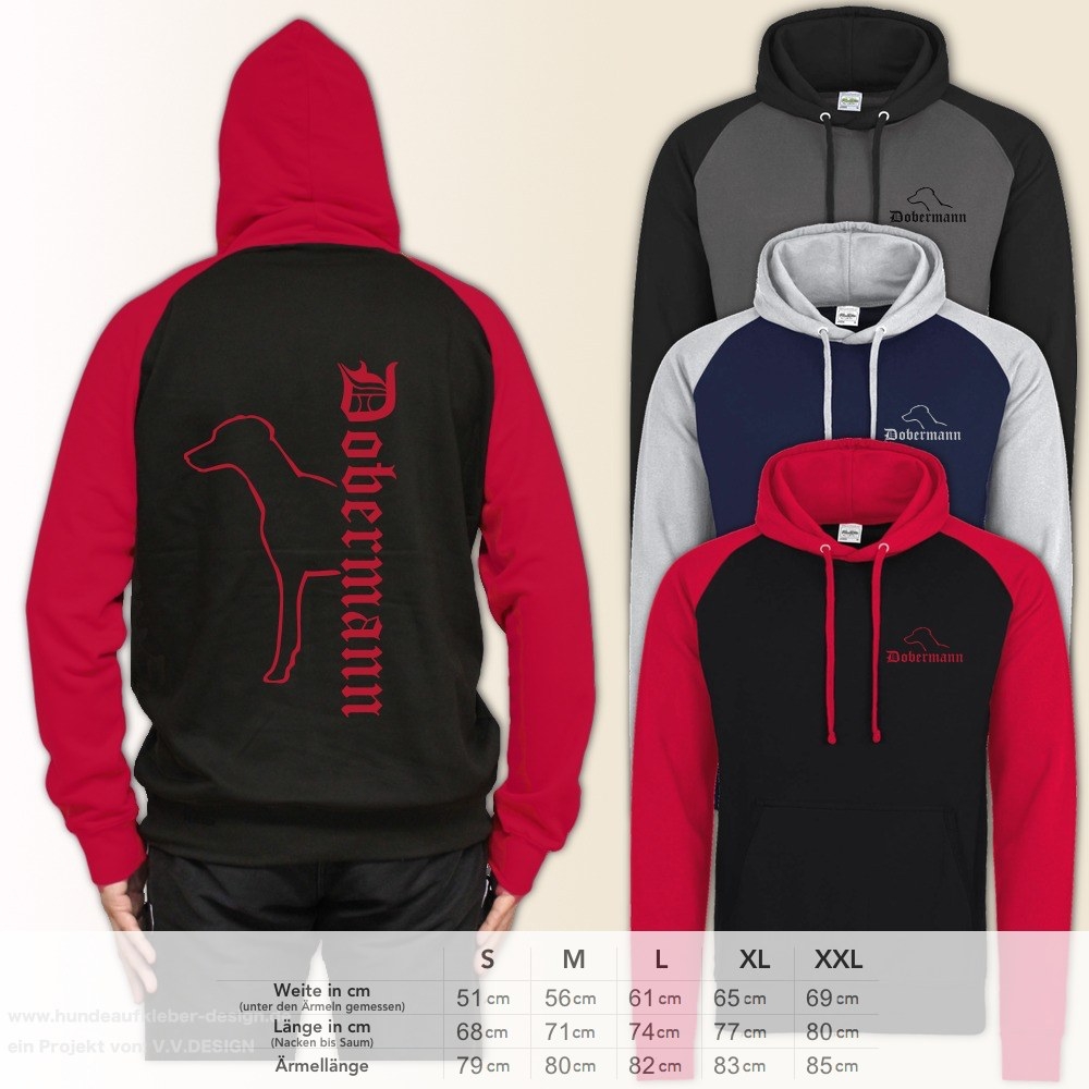 Pullover Hundedruck Dobermann