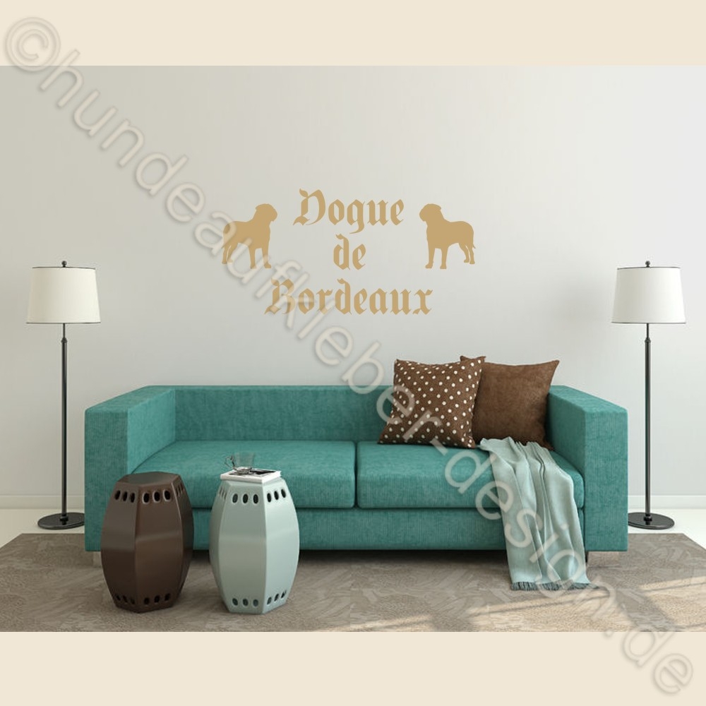 Dogue de Bordeaux Wandtattoo online kaufen