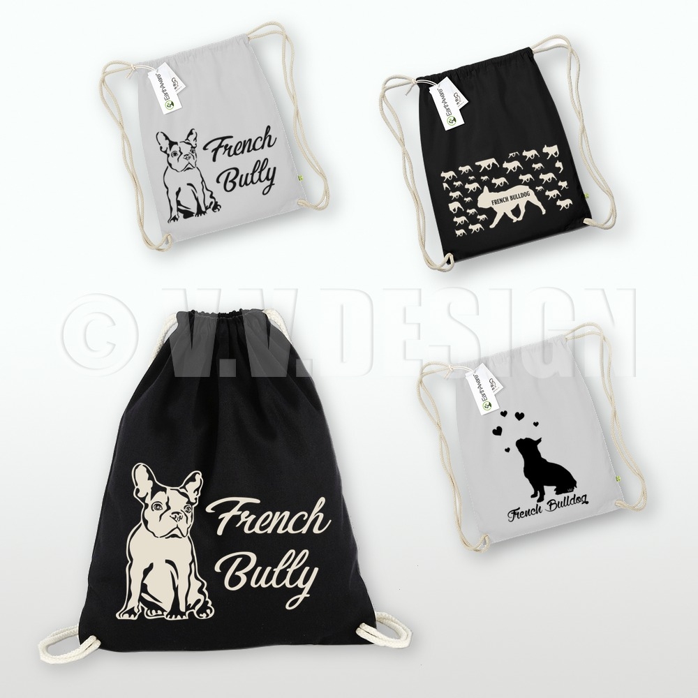 Turnbeutel French Bully Sporttasche