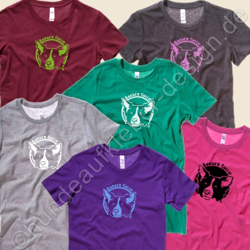 T-Shirts mit Hundemotiven Border Collie