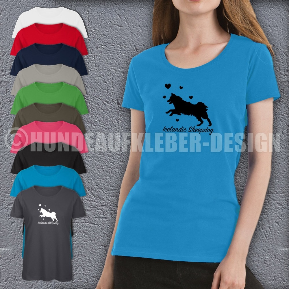Icelandic Sheepdog T-Shirt Frauen