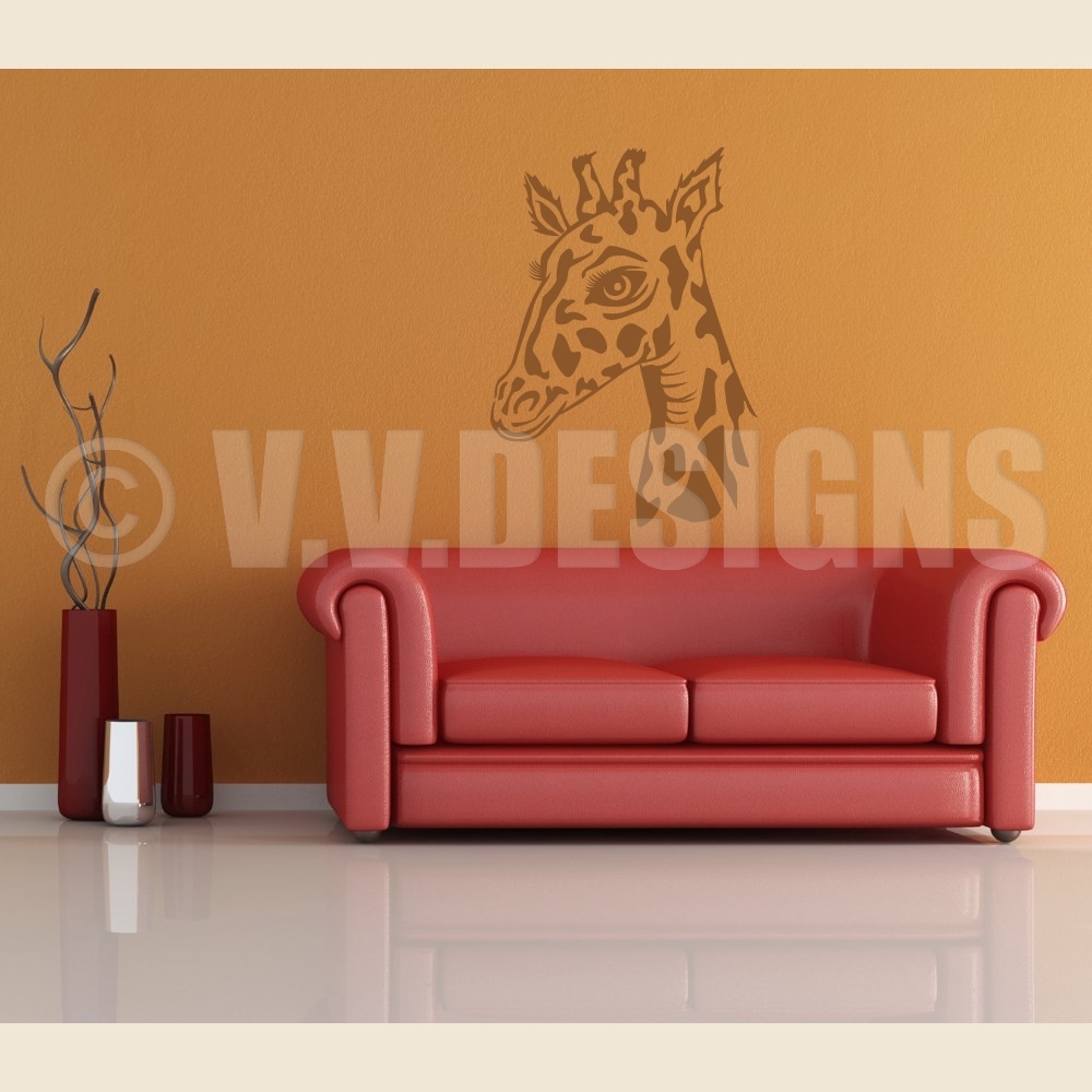 Giraffe Wandtattoo Shop Afrika